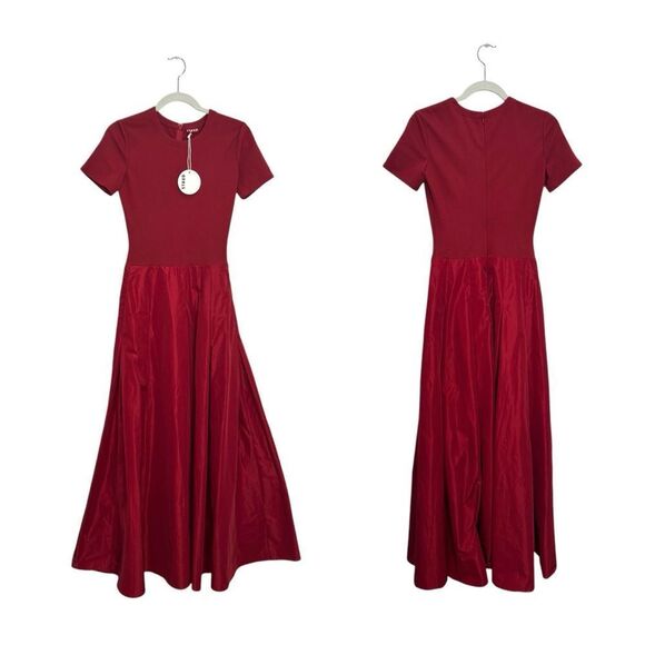 NWT STAUD HOPPER DRESS in ROUGE - Picture 15 of 16
